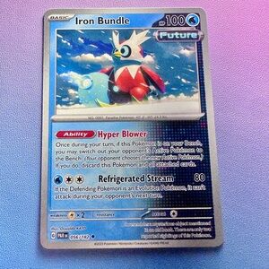iron bundle - 056/182 (uncommon) — pokemon: paradox rift